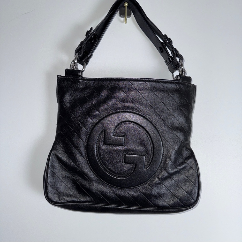 Elegant Black Quilted Leather Shoulder Bag